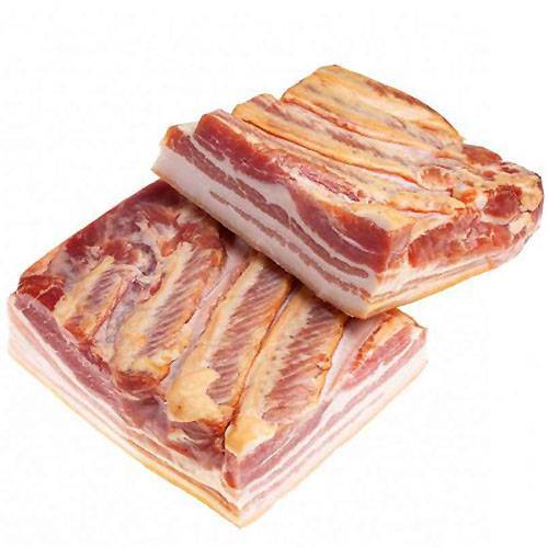 Bacon uden ben helt stykke ca. 1 kg. 1 Bacon uden ben helt stykke ca. 1 kg.