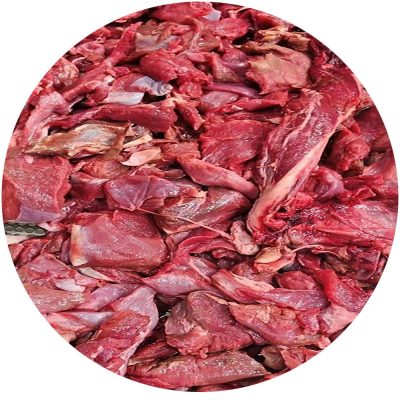Krondyr småkød 2 kg.