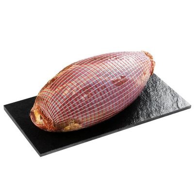 Røget krondyr kølle uden ben i net Ca. 2,5 kg.